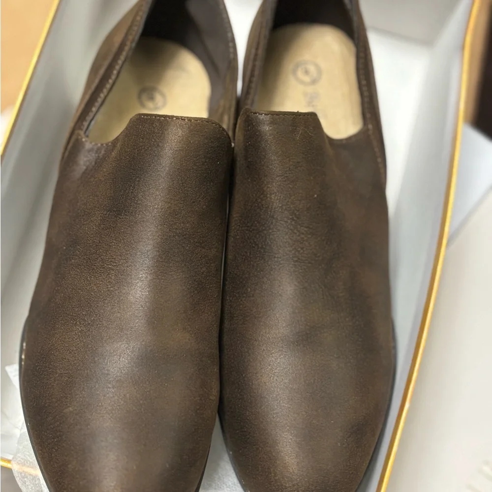 Bella Vita Womens Nakia Faux Leather Slip On Booties New #3